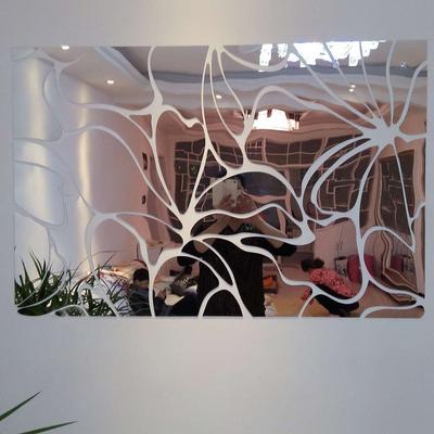 空间艺术 银镜金镜镜面日光斑驳墙贴抽象图案 墙贴