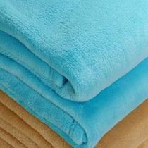 2%-3%珊瑚绒毯夏季纯色简约现代 毛毯