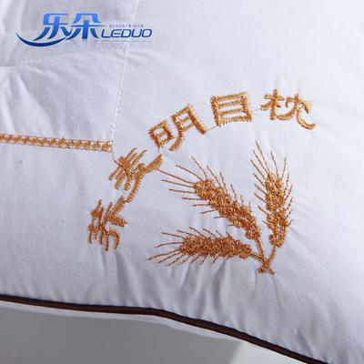 乐朵 白色荞麦壳花草qmz——01长方形 枕头