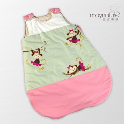 美宜天然 粉红色化纤 M916婴儿睡袋