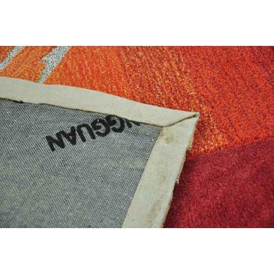 中冠 晚霞银华化纤简约现代腈纶格子长方形中国风手工织造 地毯