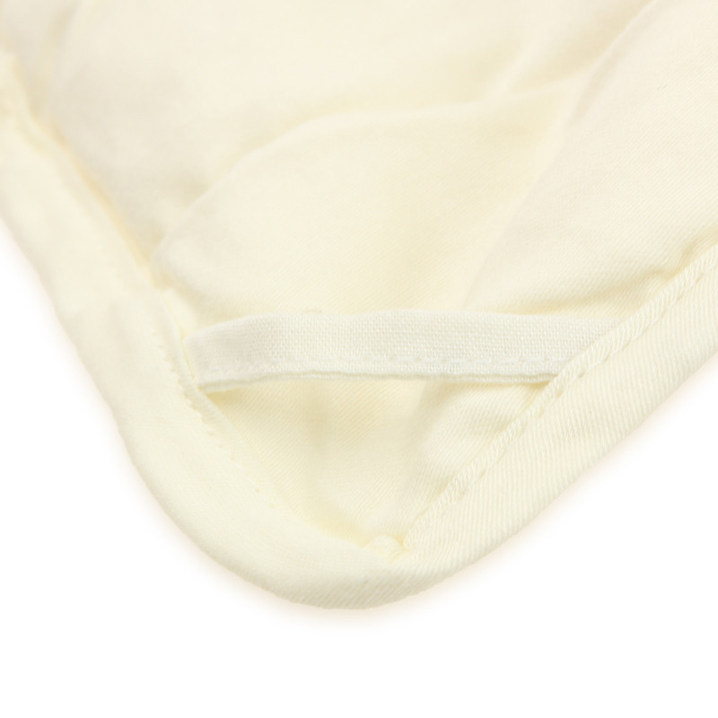 无印工坊 米白色绗缝空调被/夏凉被贡缎普通全棉一等品棉花 被子空调被