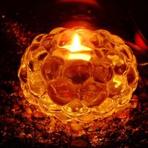 玻璃块状蜡烛欧式 p291烛台