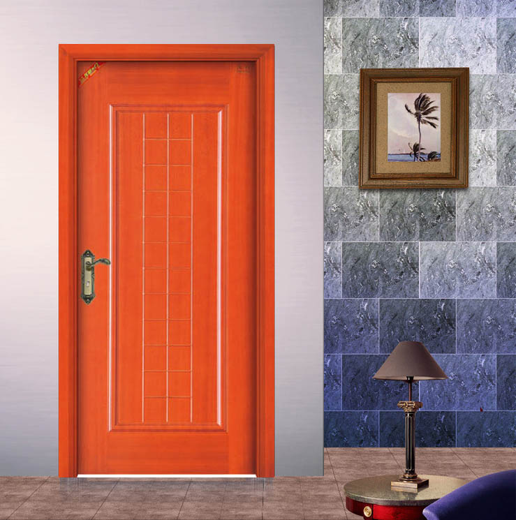 龙树 实木烤漆平开w-039门式 门