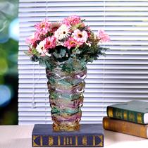 炫彩色玻璃台面花瓶欧式 花瓶