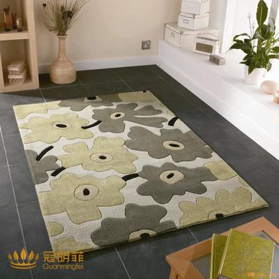 冠明菲 化纤简约现代腈纶长方形手工织造 CH005地毯
