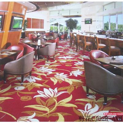 美啊美 化纤现代中式丙纶植物花卉长方形中国风机器织造 20130814地毯