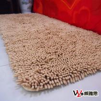 雪尼尔可手洗简约现代纯色长方形田园机器织造 地毯