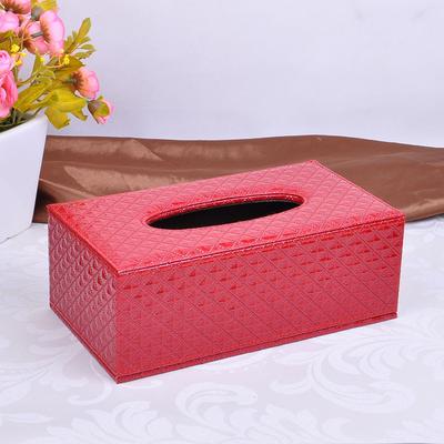 雅臣仕 红色钻石纸巾盒纸巾盒