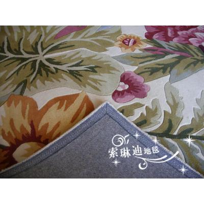 索琳迪 图色羊毛简约现代中国风 地毯