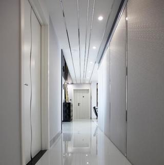 现代简约黑白灰装修走廊设计