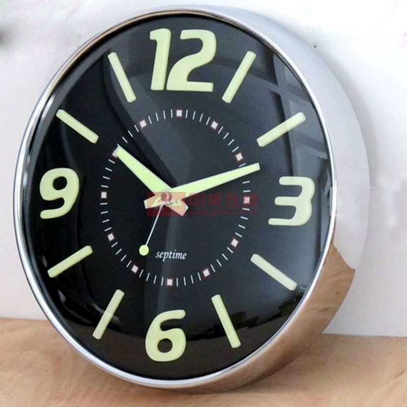 时光机 石英圆形指针挂钟 挂钟