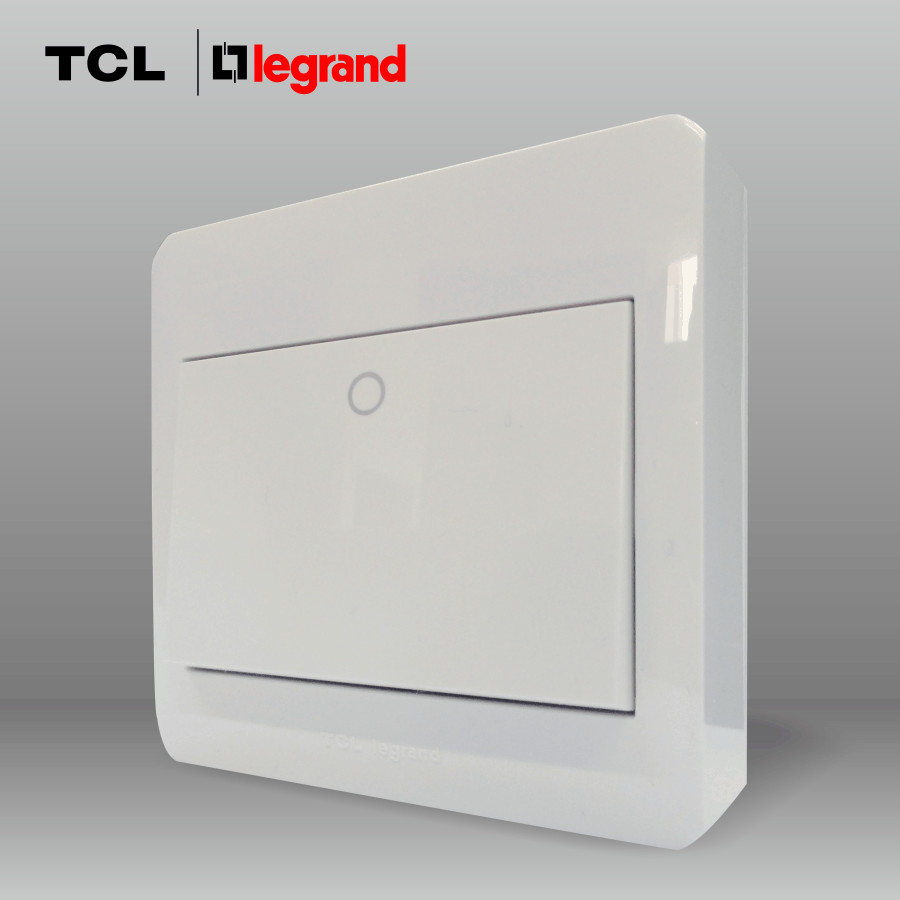 王牌 雅白86型 明装 一开单控开关