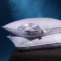 九孔枕斜纹布一等品棉布纤维枕长方形 枕头护颈枕