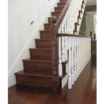 美国红橡榉木橡胶木折叠梯 橡胶木水泥基础楼梯楼梯