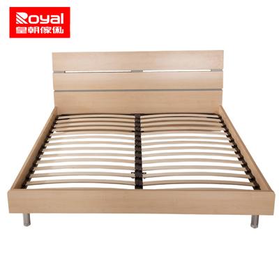 皇朝 密度板/纤维板拼板组装式架子床简约现代 床