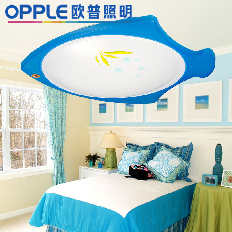 欧普照明 有机玻璃PVC简约现代荧光灯 MX420多宝鱼-透明白吸顶灯