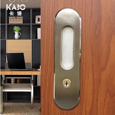 KABO 通用型拉丝不锈钢锁移门锌包铜钩舌 锁具