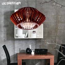 实木餐吊灯预售18天现代中式喷漆磨砂节能灯LED 吊灯