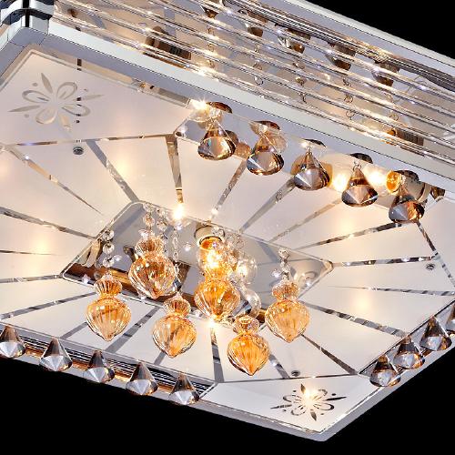 君御简约现代长方形白炽灯节能灯led吸顶灯