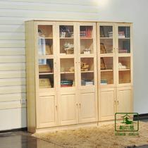 框架结构松木储藏儿童田园 书柜