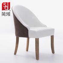 橡胶木拆装成人欧式 餐椅