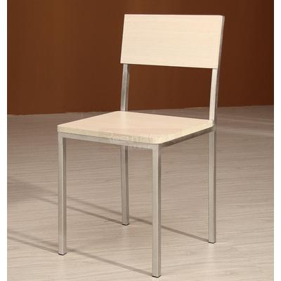 瑞信 银线木色胡桃木色人造板刨花板/三聚氰胺板移动成人简约现代 餐椅