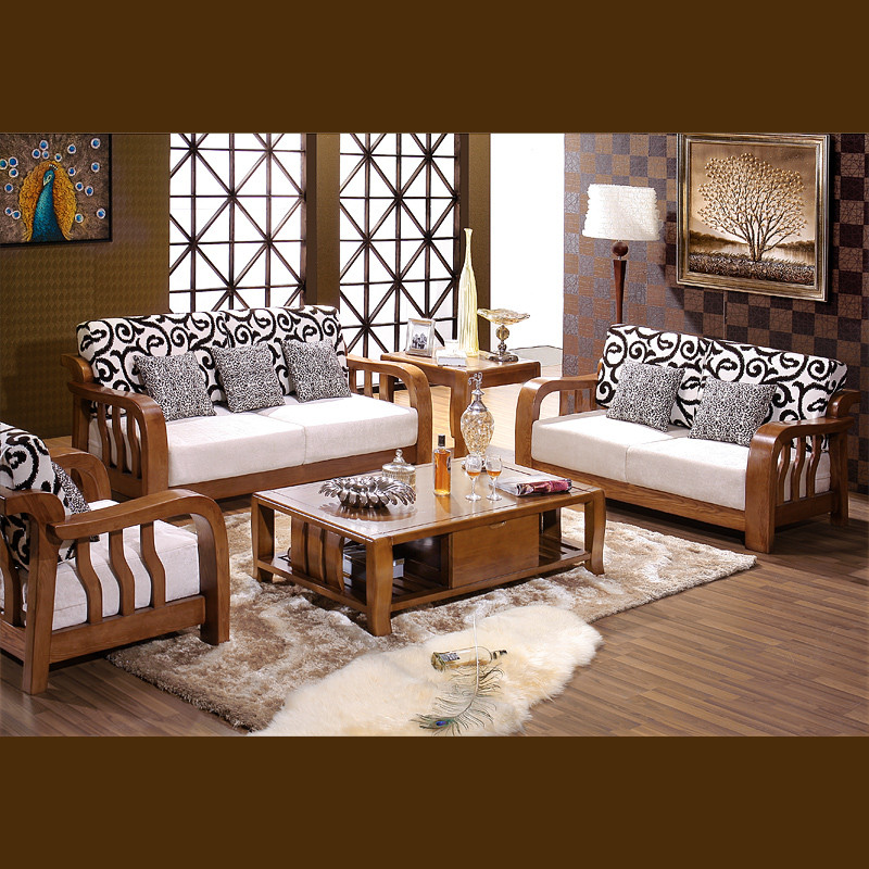 心居名家 榫卯结构白蜡木拆装海绵艺术现代中式 沙发