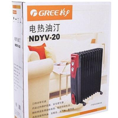 格力 黑色50HZ电热油汀 NDYV-20取暖器