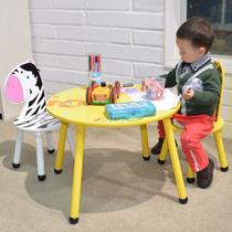 隔板密度板/纤维板支架结构拆装童趣/玩具儿童美式乡村 学习桌