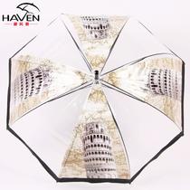 手动塑料雨伞长柄伞成人 HAVEN-041遮阳伞