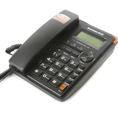 科诺 黑色米白色有绳电话座式经典方形全国联保 电话机