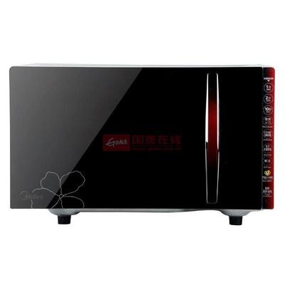 美的 红黑色平板式微电脑式 EG720KG6-NR1微波炉