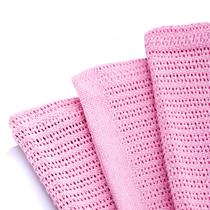 粉红色米黄色天蓝色毛巾毯夏季纯色简约现代 毛毯