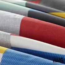 多彩条棉布斜纹布一等品条纹简约现代 被套