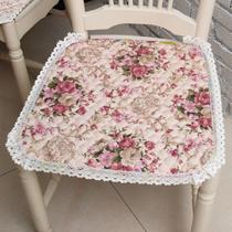 幸福玫瑰椅子垫布植物花卉田园 坐垫