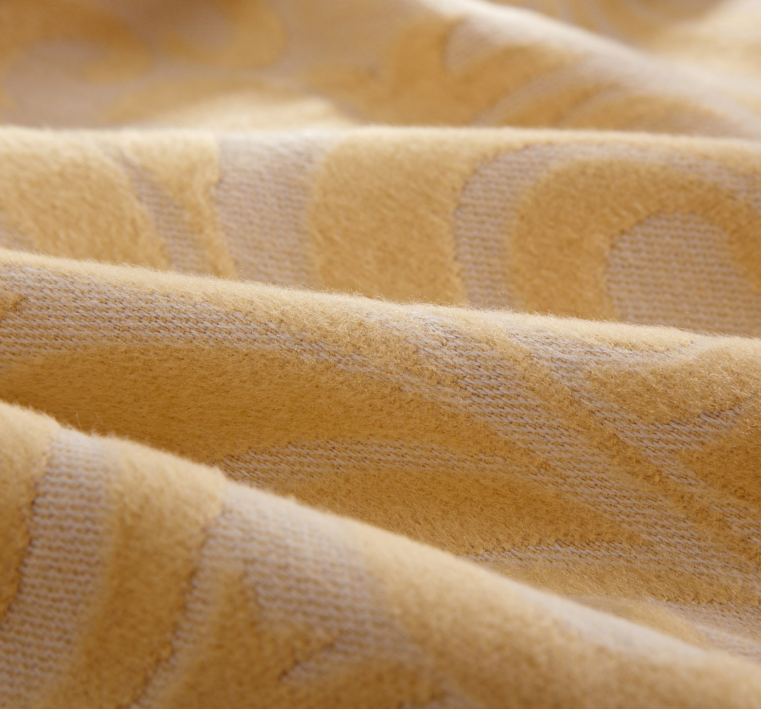 恒美 黄色粉红竹纤维毯一等品春秋植物花卉田园 毛毯