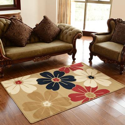 东升 混纺简约现代植物花卉长方形中国风机器织造 xinmiqi130190地毯
