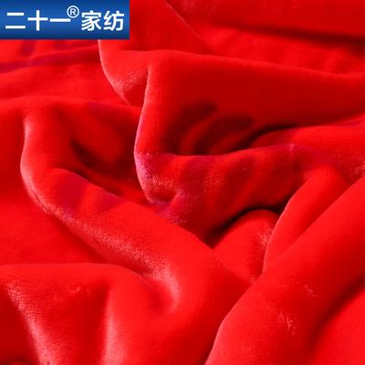 二十一 珊瑚绒毯一等品冬季植物花卉现代中式 YT001毛毯