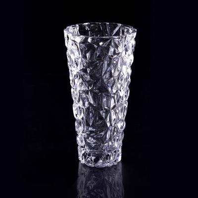 折影 玻璃台面25冰纹花瓶小号简约现代 花瓶