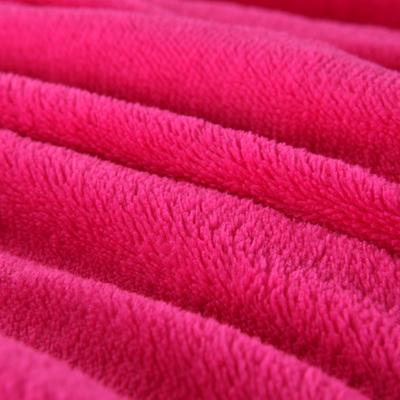 冰檬紫 2%-3%珊瑚绒毯一等品春秋纯色简约现代 毛毯