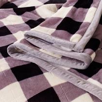 复古方块2%-3%一等品冬季条纹新古典 毛毯
