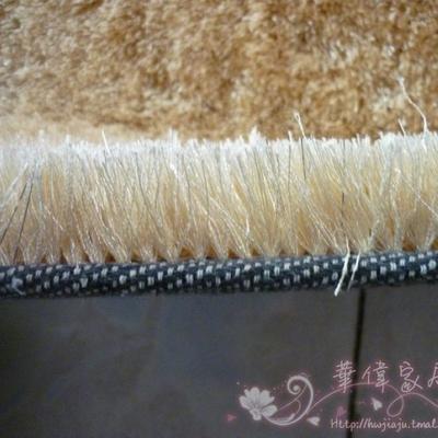 华伟 化纤简约现代涤纶纯色长方形田园手工织造 地毯