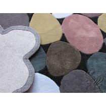 晴纶QL-0081地毯化纤简约现代腈纶几何图案长方形中国风手工织造 地毯