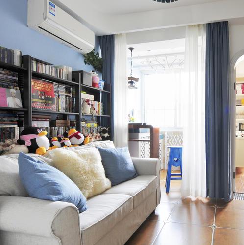 小户型地中海风格公寓装修客厅搭配图