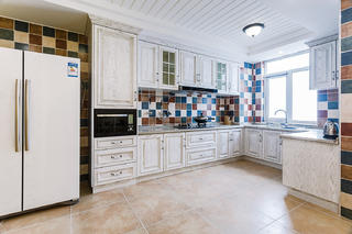 三居室地中海风格家厨房构造图