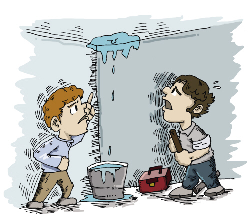 墙壁渗水不用急 还您美丽新家