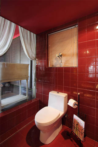 两居室混搭风格家卫生间图片