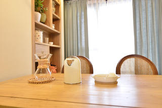 二居室美式混搭风格家餐桌椅图片