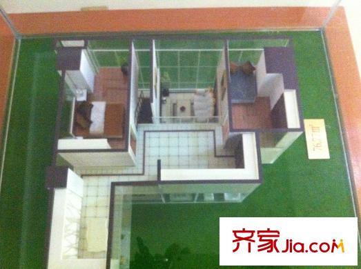 昆山 哥伦国际 户型图 1室1厅1卫